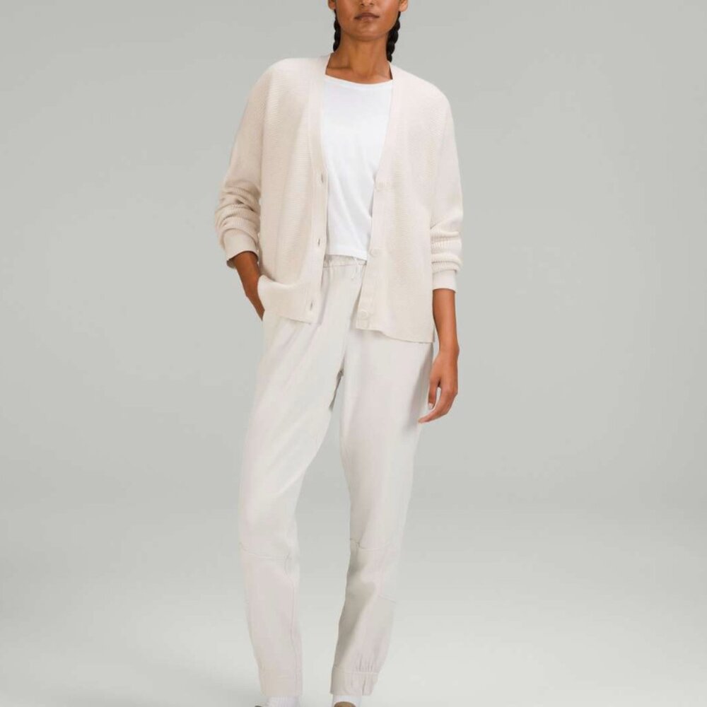 Lululemon Merino Wool-Blend White Opal Cardigan - Picture 8 of 10